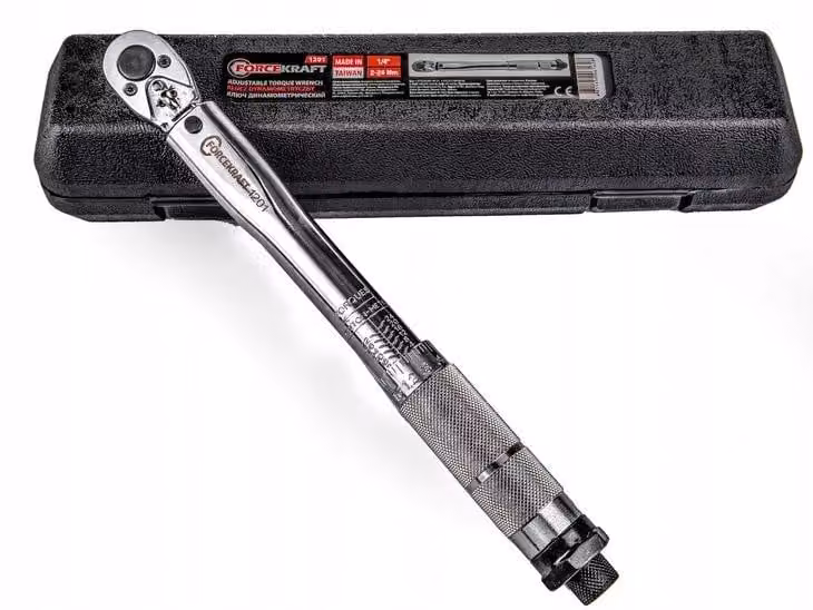 Chiave dinamometrica 1/4" 2-24 Nm con , valigetta Forcekraft
