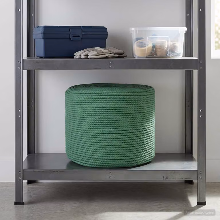 Spago di cotone verde vidaXL, lunghezza 250 m, diametro 4 mm
