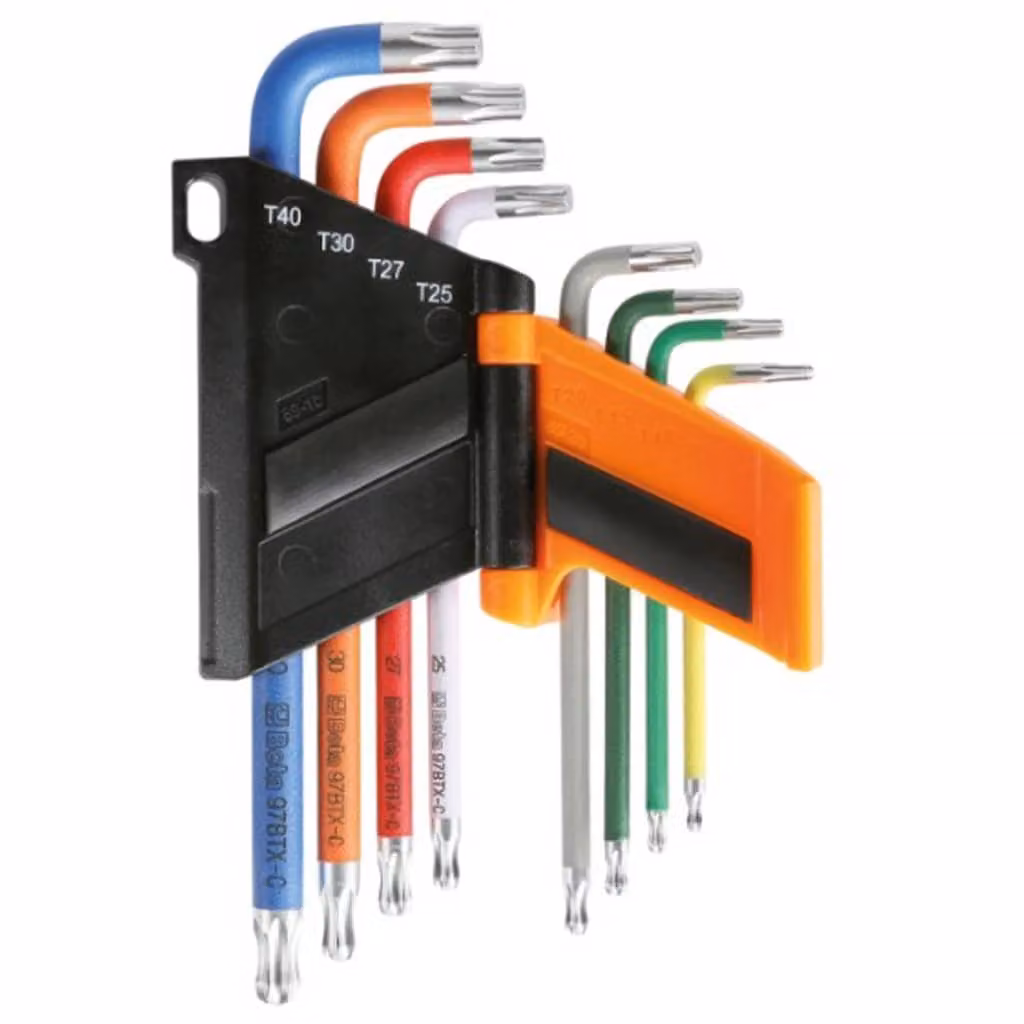 Beta Tools Set di chiavi angolari a testa sferica da 8 pezzi 97BTX-C/SC8
