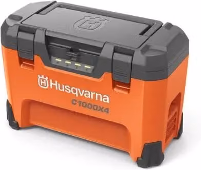 Caricabatterie Husqvarna 40-C1000X4 1000W 36V IPX4 ActiveCool arancione per batterie BLi-X
