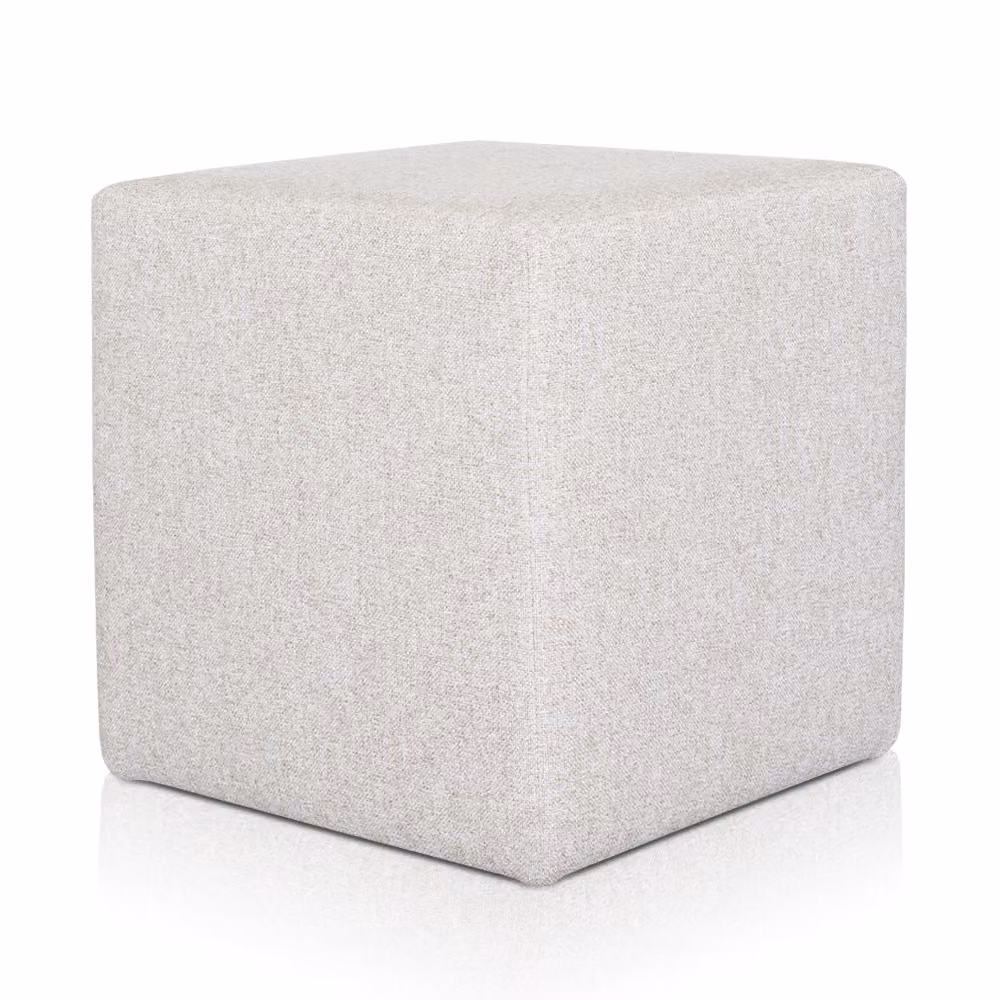 Pouf Rubino 43 X 43 cm Crema
