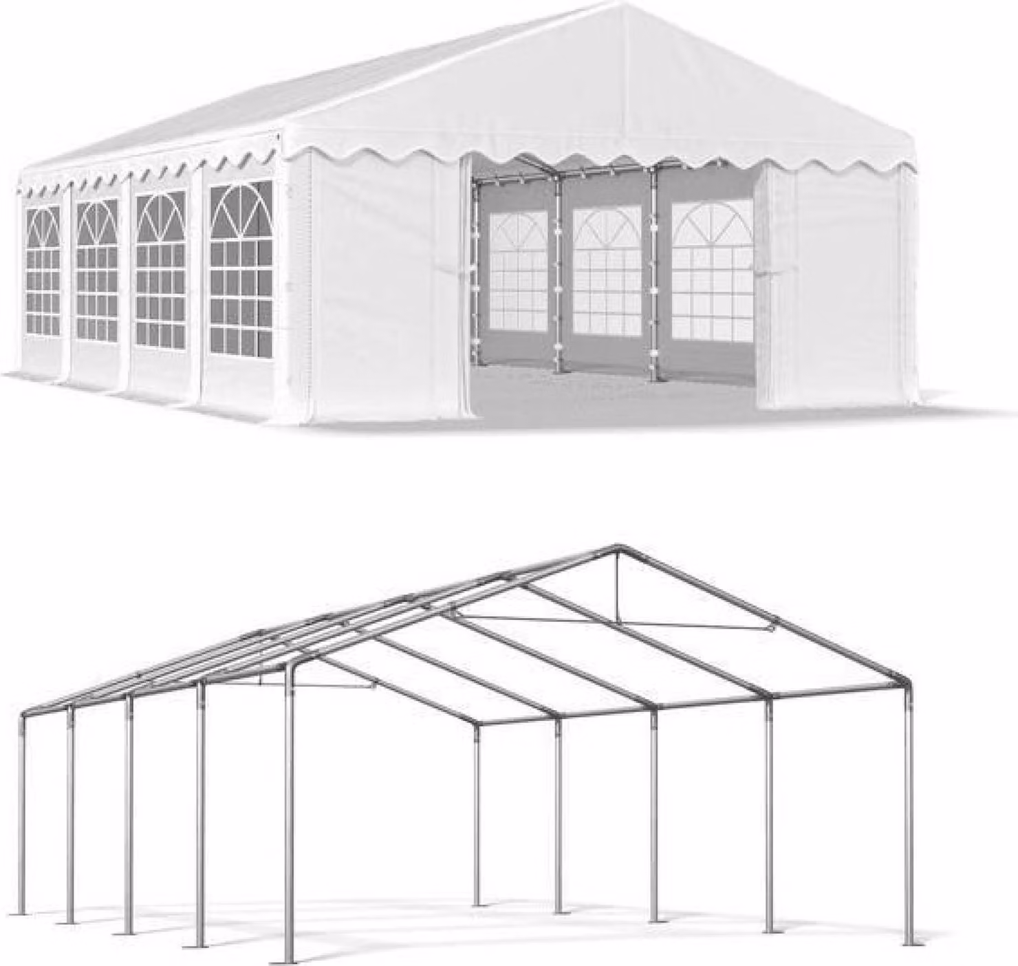 Tenda estiva 5x8 Bianco SUMMER IPE