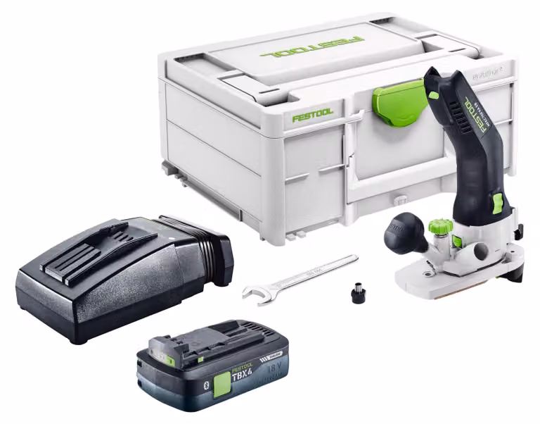 Festool MFKC 700 KA EB-Basic Modulo a batteria Fresatrice per bordi 18 V 8 mm Brushless + 1x batteria 4,0 Ah + caricabatterie + Systainer