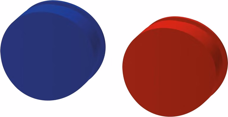 KWC AR Verschlussstopfen, PROTRONIC-S, blau und rot, 2000109500