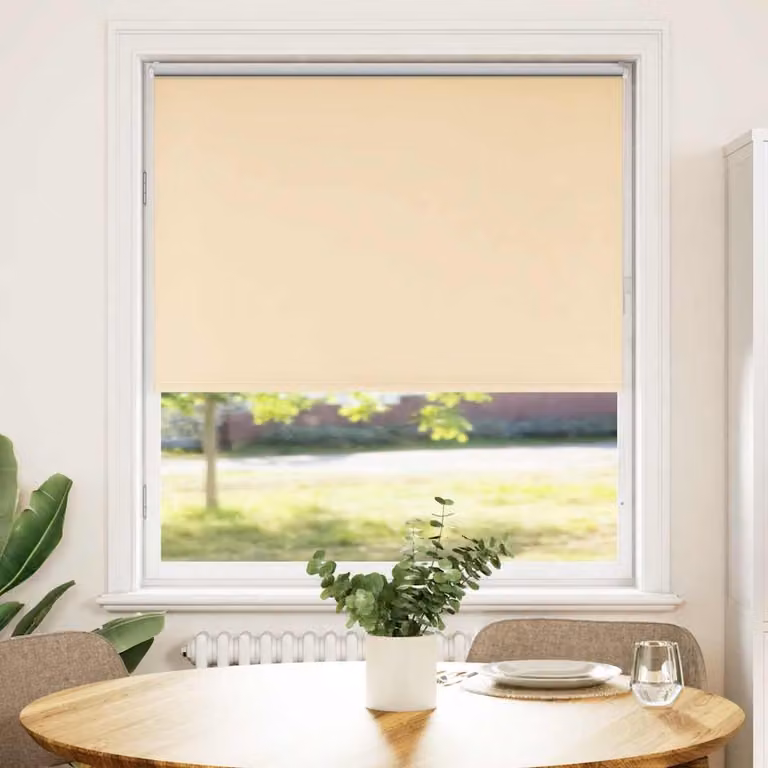 vidaXL Tenda a Rullo Oscurante 90x130 cm Larghezza Tessuto 85,7 cm
