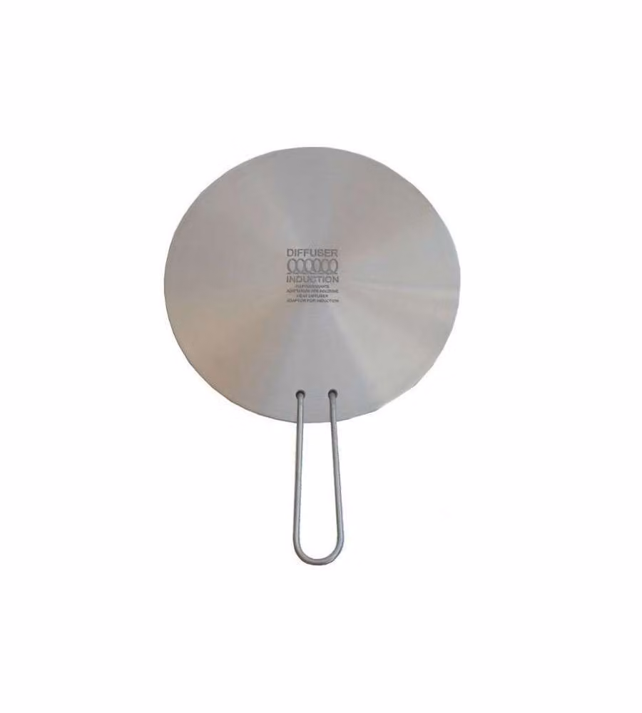 Diffusore per induzione con pinza Ilsa in acciaio inox argento Diametro: 12 cm
