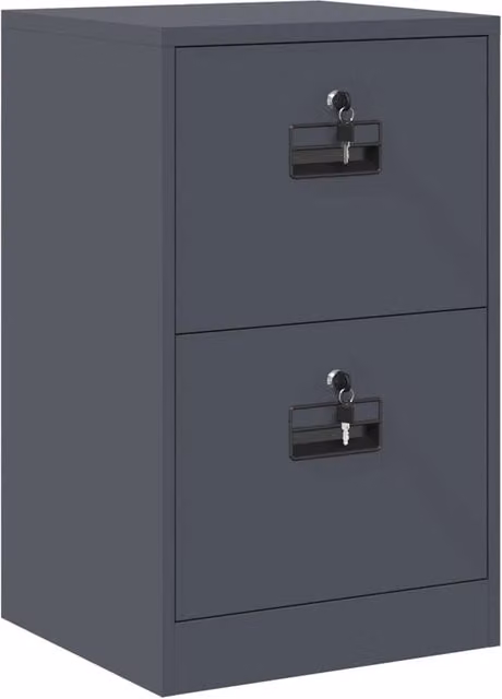 Armadio per file con cassetto DESIGN IN in metallo antracite opaco L: 45,5 cm, P: 42,0 cm, H: 74,5 cm CFW7435778 – 1