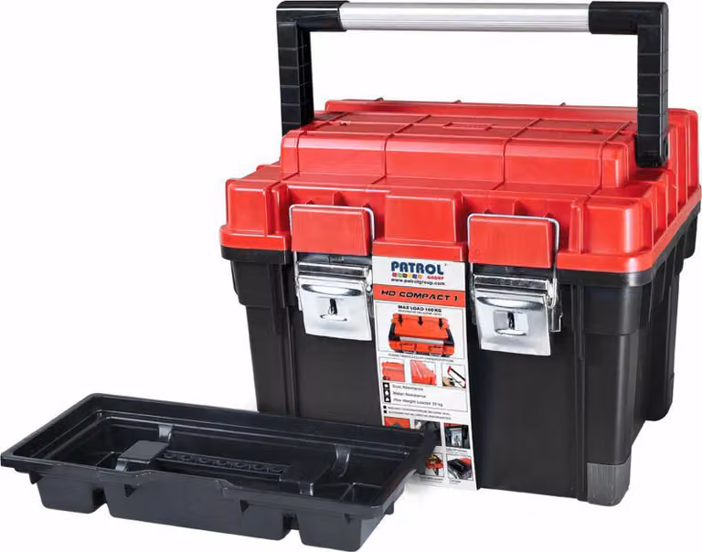 Patrol Box Hd Compact 1 Rosso, 48X35X35Cm
