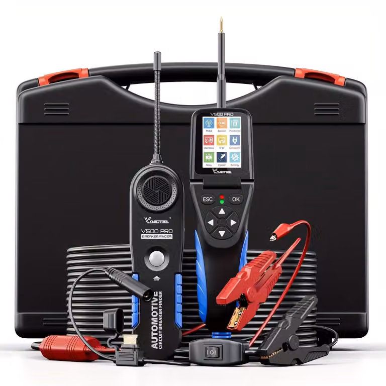 Tester per circuiti automobilistici – Multimetro – Oscilloscopio – Tester per relè – Alimentatore 0-5V