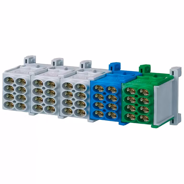 Siemens ALPHA-ZS, morsetto di derivazione dalla linea principale conforme alla norma BGV A2, a 5 poli 8GS40041