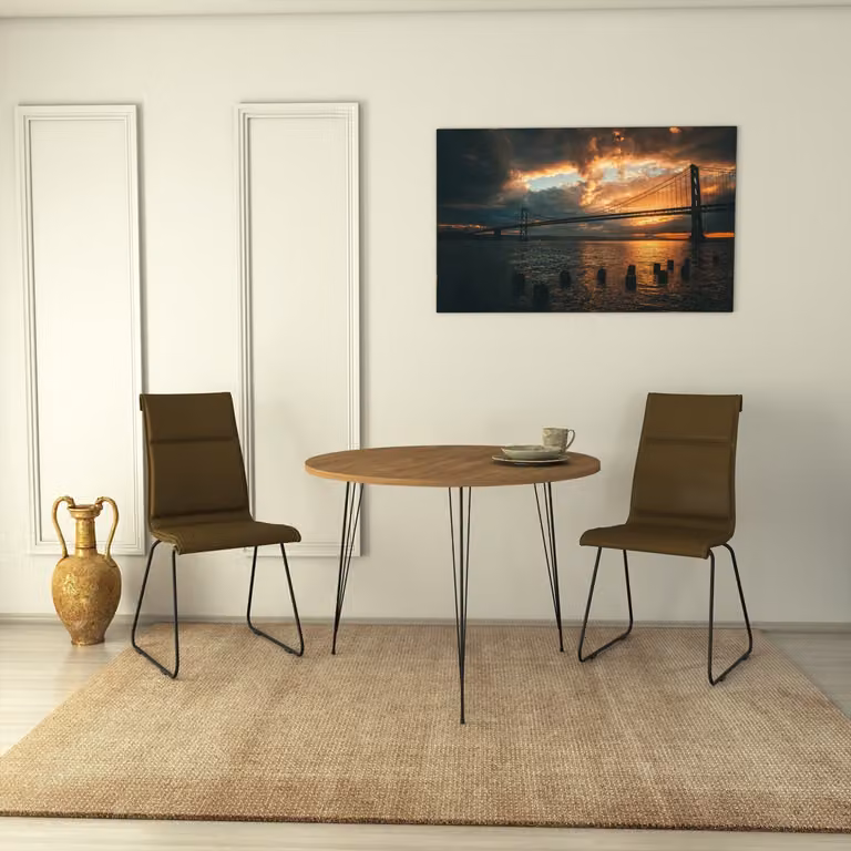 Skye Decor, Sandalf - Rovere caucasico, Tavoli, Rovere caucasico, 90 x 75 x 90 cm