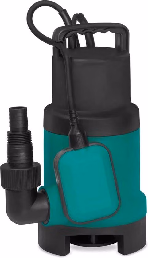 Potente pompa a doppio flusso: questa pompa da 900 W, con una portata di 16.000 litri all'ora, è ideale sia per l'acqua sporca che per quella pulita ed è dotata di una pratica valvola a saracinesca.