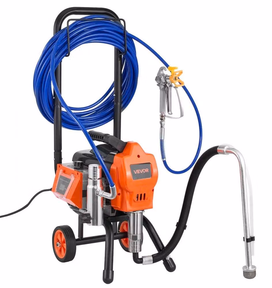 Spruzzatore a bassa pressione - Motore da 1500 W - Pressione di 3300 PSI - Portata di 0,7 GPM - Telaio in alluminio e ABS