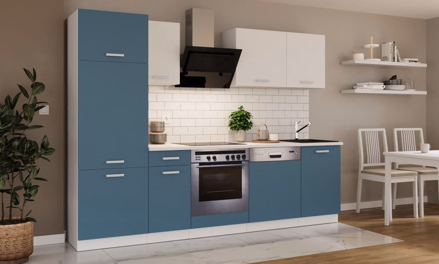 Cucina Toni 270 cm Blocco cucina Cucina singola Cucina componibile