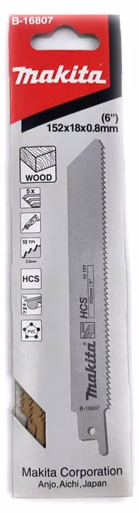 Seghetto alternativo Makita B-16807, 152 mm