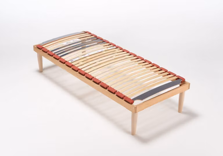 Rete in legno di faggio fissa Lemon 90x195 cm