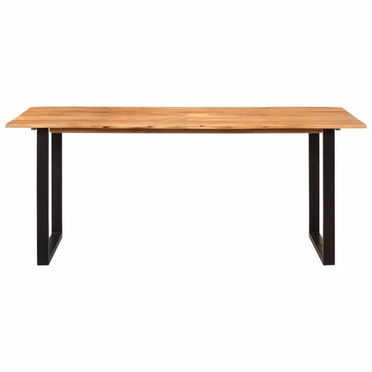 Tavolo da Pranzo 180x90x76 cm in Legno Massello di Acacia