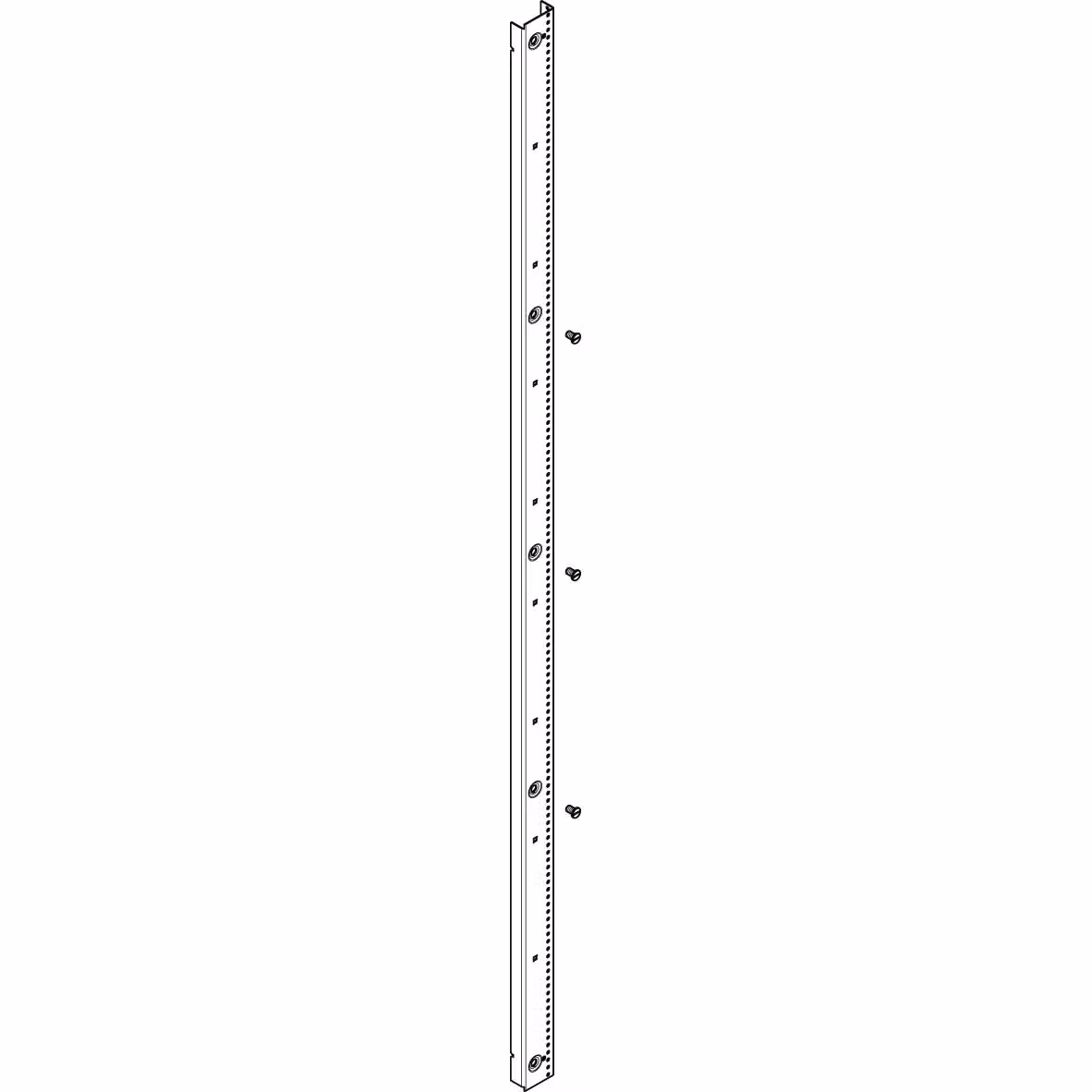 Profilo a U ABN per involucro N (esterno) Profilo a U LxAxP: 60x1800x25 mm NL12AN
