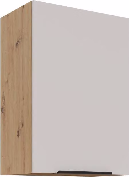 Mobile cucina superiore NICOLLA - larghezza 50 cm, rovere cashmere / artigianale