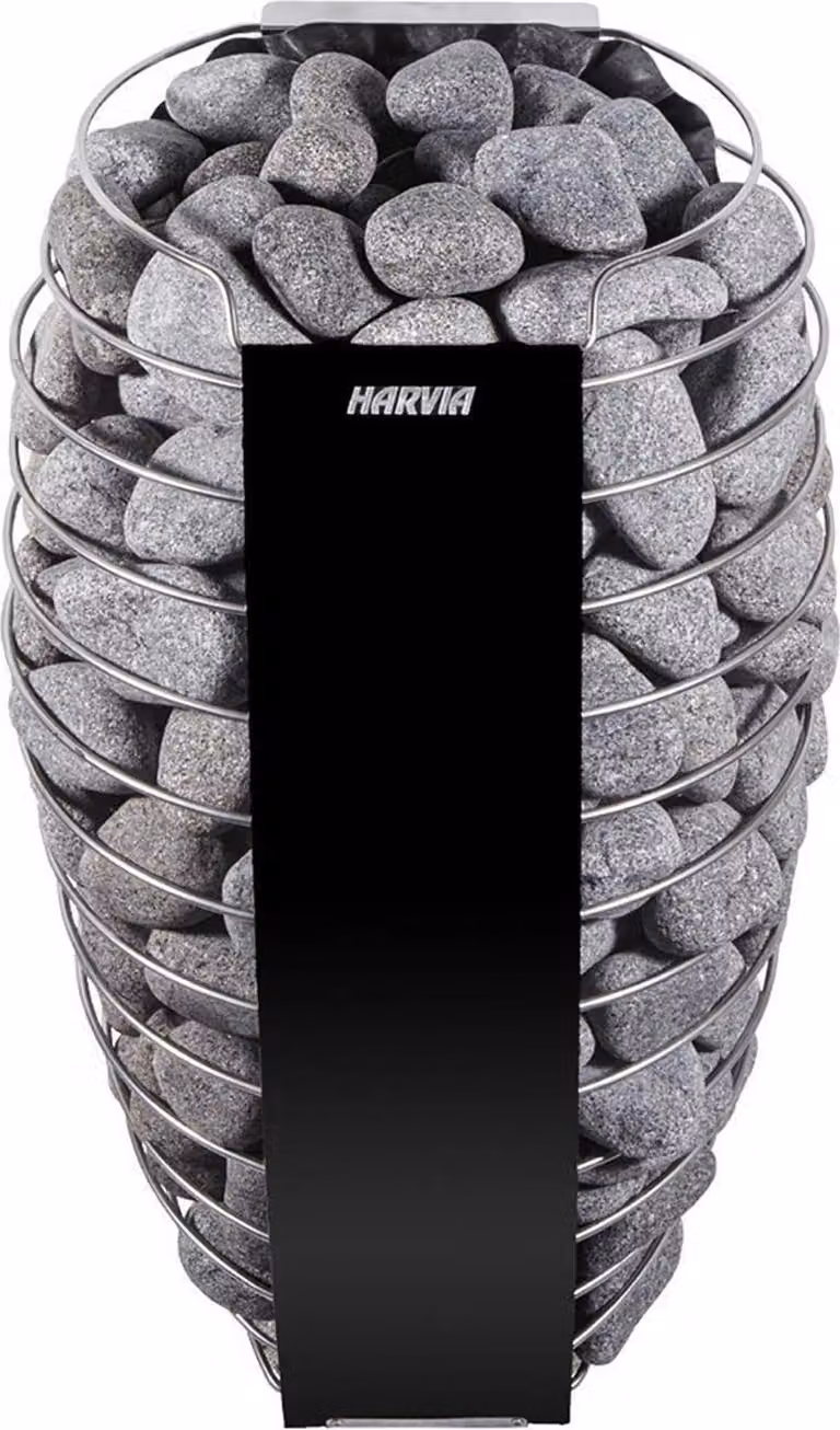 Stufe per sauna Harvia Spirit Nero 9,0 kW | richiede un sistema di controllo separato | SP90E