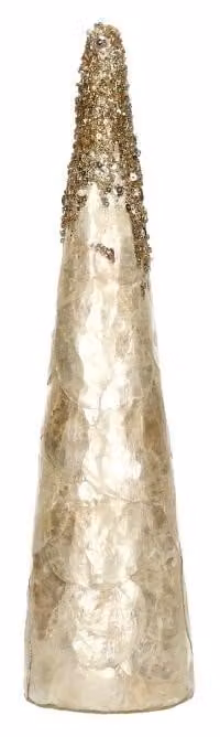 Albero di Natale Pomax Brillante, color oro, altezza 36 cm