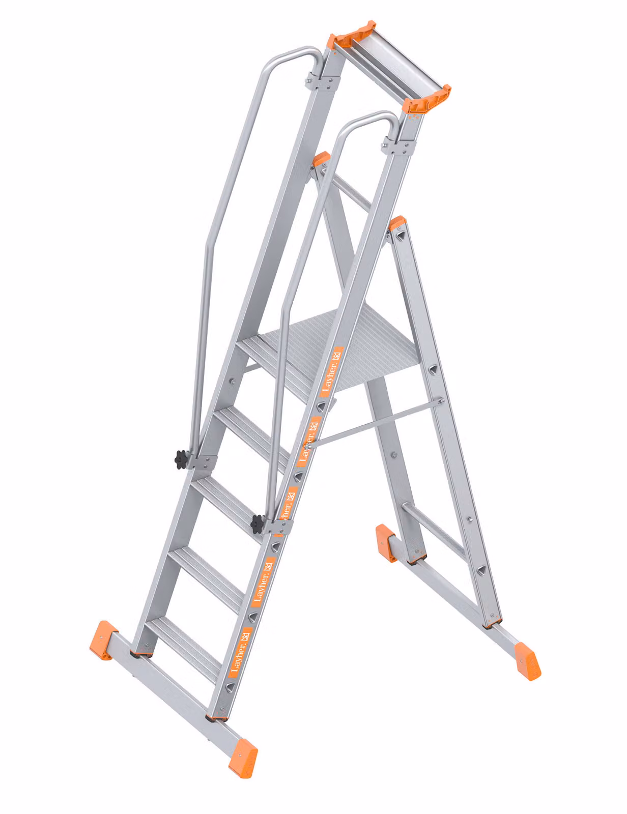 Layher Plattformleiter Topic 1074 5 Stufen