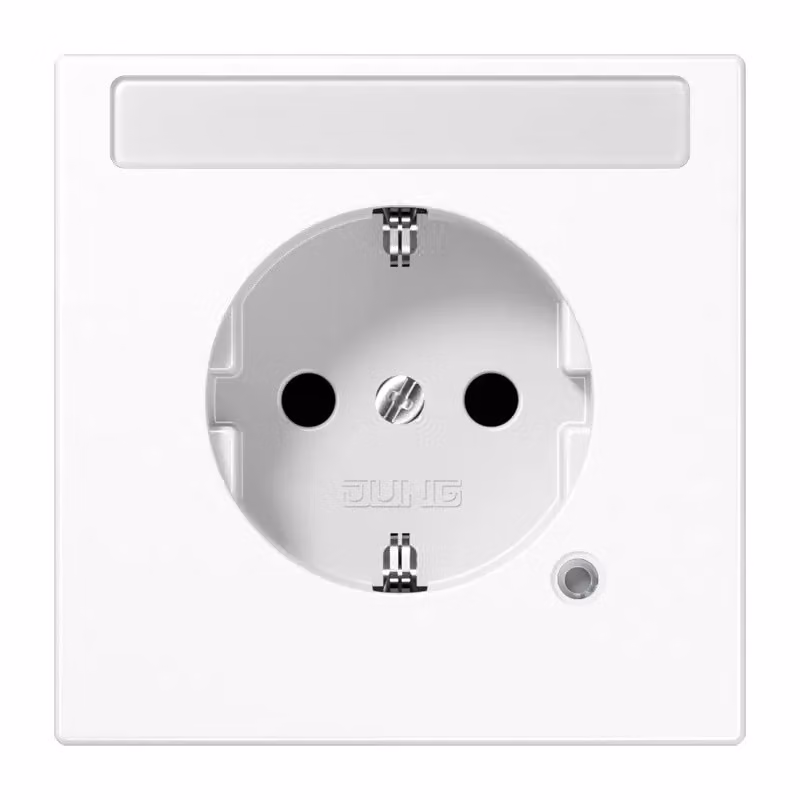 Jung LS1520NAKOWW Presa Schuko con interruttore di sicurezza e indicatore di funzionamento