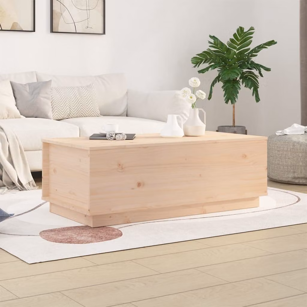 Maison Exclusive - Tavolino da salotto 100x50x35 cm in legno massello di pino