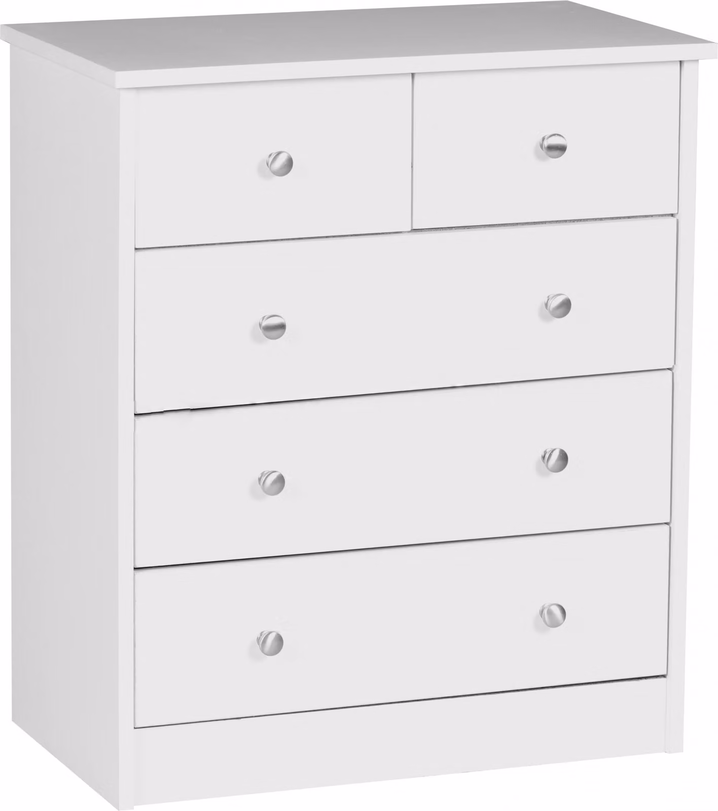Wohnling cassettiera bianca 60 x 70 x 35 cm credenza credenza con 5 cassetti; WL1.339