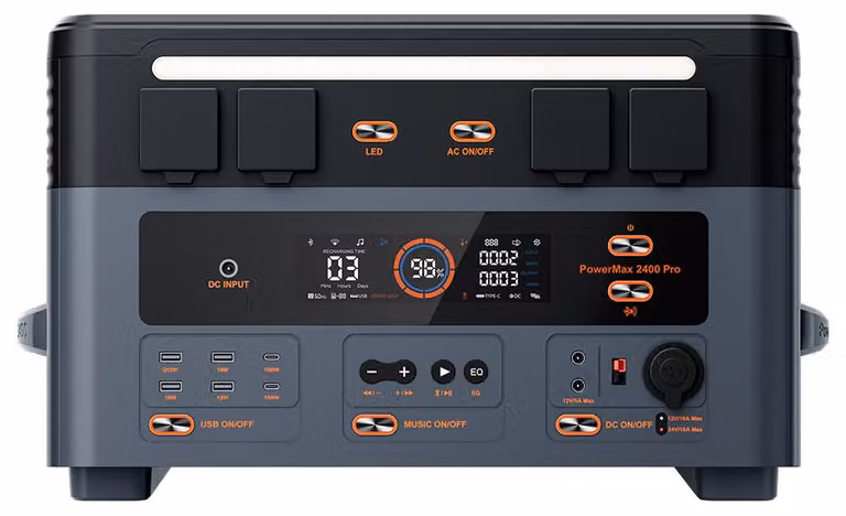 Centralina portatile PowerMax 2400 Pro - Capacità: 2016 Wh - Potenza: 2400 W