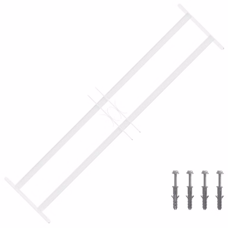 Griglia di Sicurezza per Finestre con 2 Traverse 3 pcs
