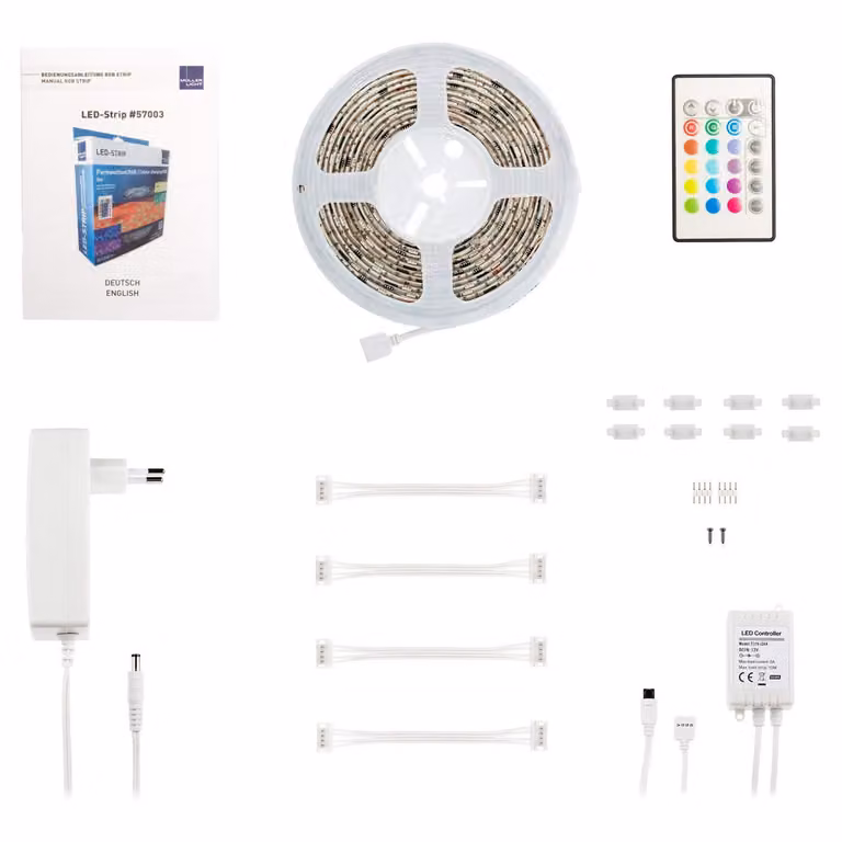 Müller-Licht LED Strip Basic Set 8W IP20 3m 120lm RGB con telecomando