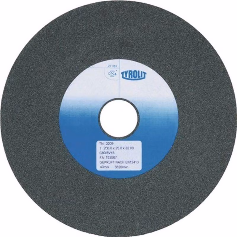 Disco TYROLIT Ø 175 x L 25 x 32 mm grana 80 carburo di silicio - 2956
