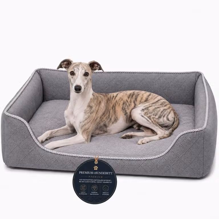 Divano per cane cuccia lavabile rivestimento sfoderabile tessuto da arredamento L 75x60 cm
