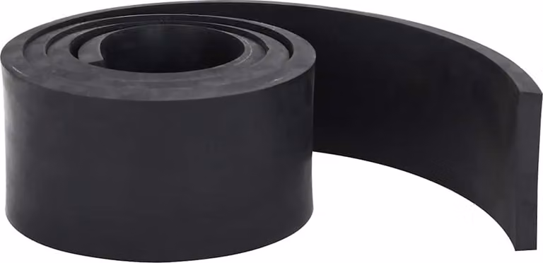 Bordo in Gomma per Spazzaneve Nero 200x10x1 cm