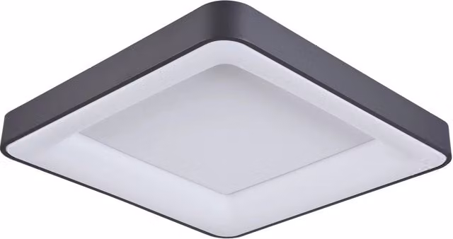 Italux plafoniera LED Giacinto 60cm 50W 3000K nera