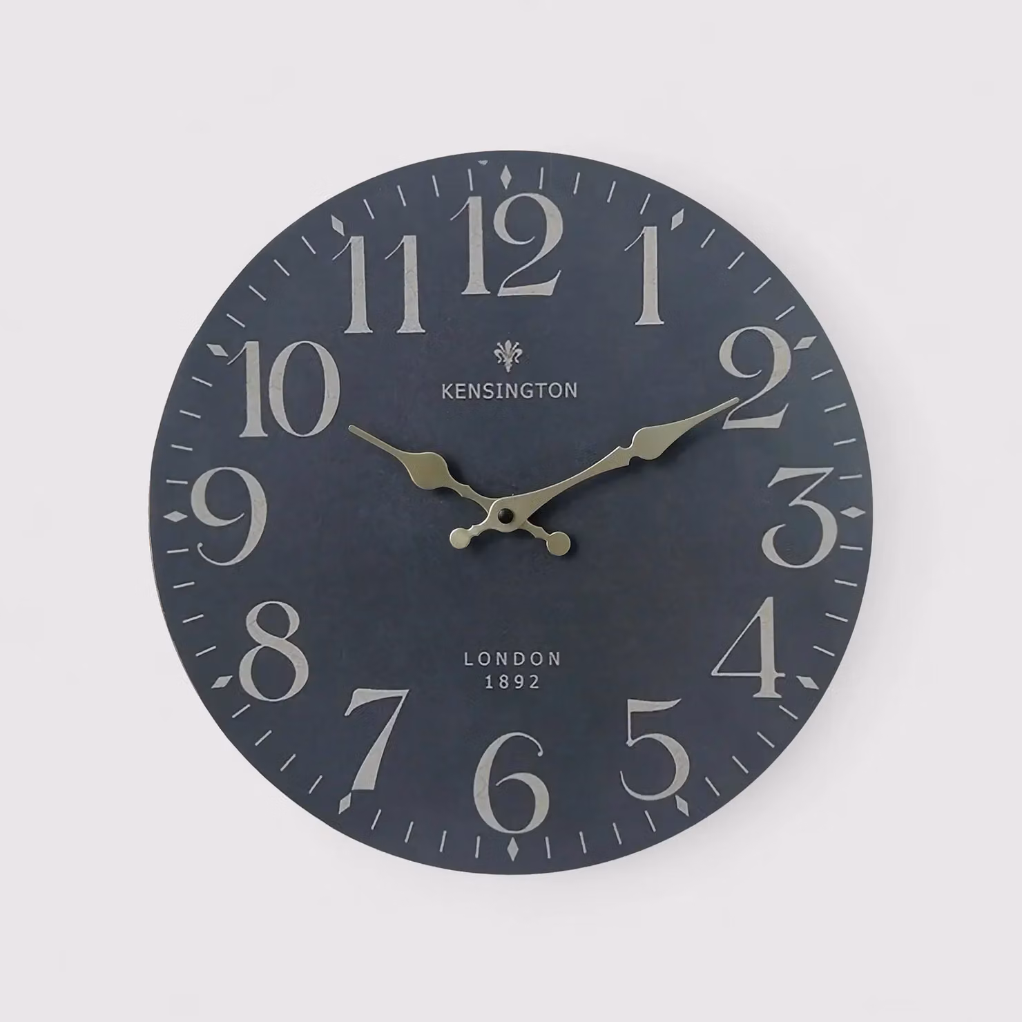 Saguaro - Orologio da parete elegante nero e dorato