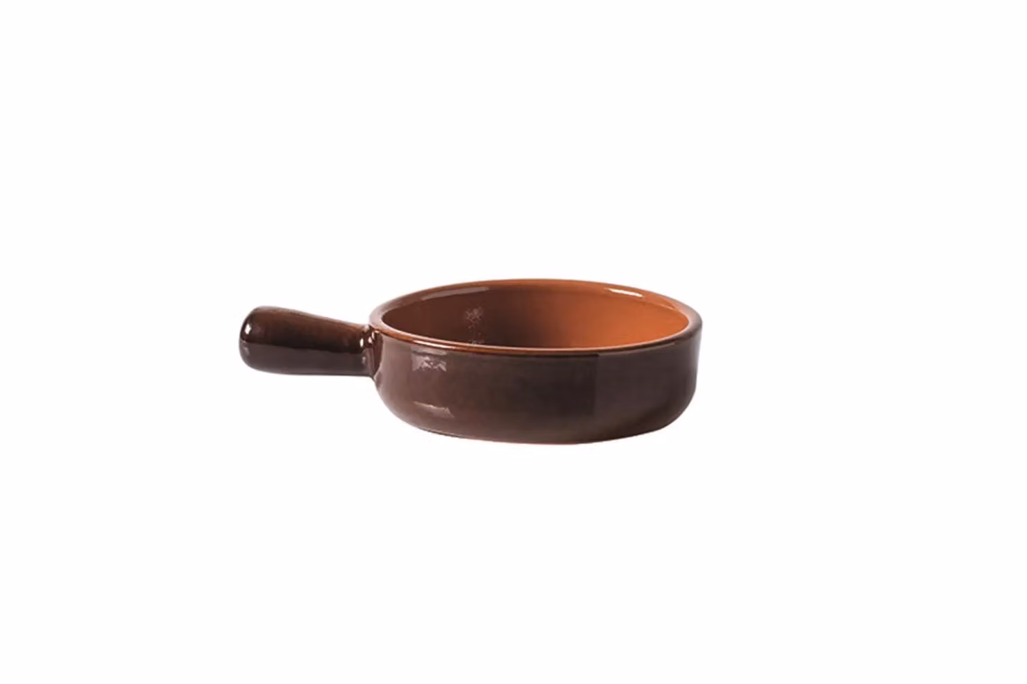Padellino in terracotta con manico 6 pezzi, diam.15cm