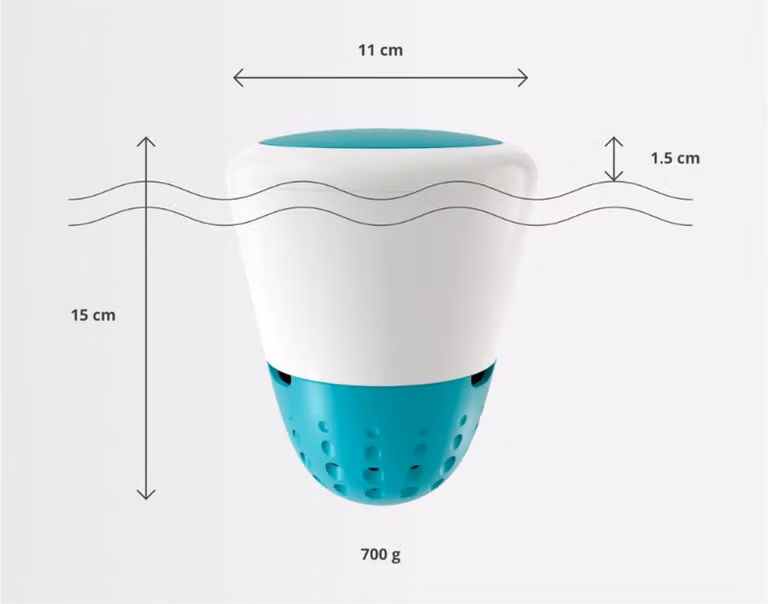 Analizzatore d'acqua connesso wifi + bluetooth Ondilo ICO POOL V2 CL-BR