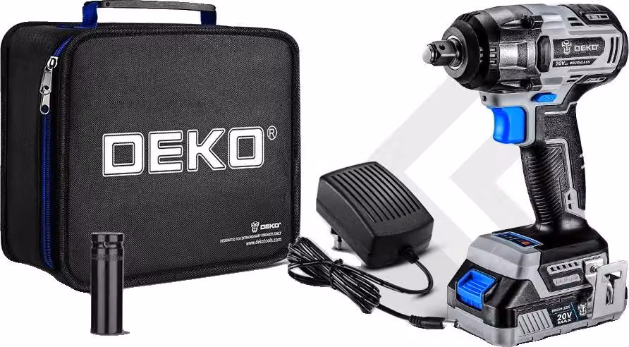 Avvitatore a impulsi, coppia elevata 350Nm, comodo a batteria, DKBW20XL01-B