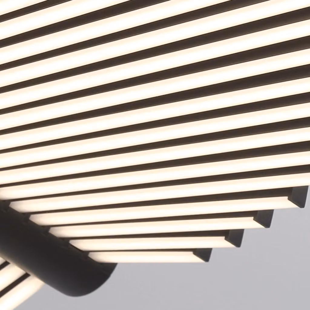 Lampada a sospensione moderna Seraph Quintiesse con LED dimmabile, colore nero – 2