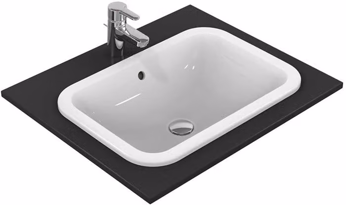 Ideal Standard lavabo da incasso CONNECT rettangolare 580 x 410 x 175 mm bianco
