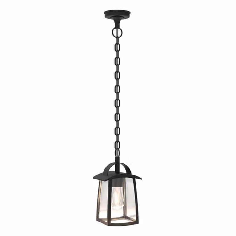 Lampada a sospensione KELSEY nera Lutec 6273601012