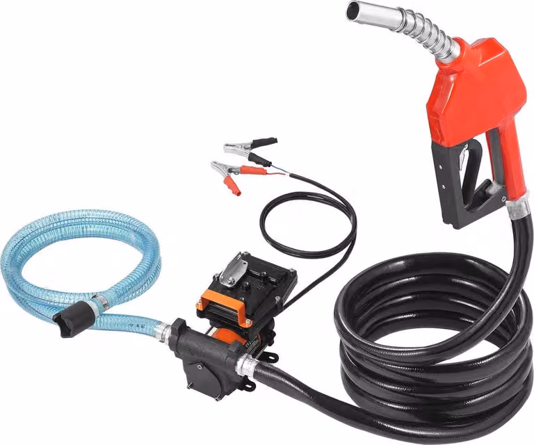 Pompa di trasferimento carburante 12 V 15 GPM 1/4 HP Pompa diesel con pistola automatica