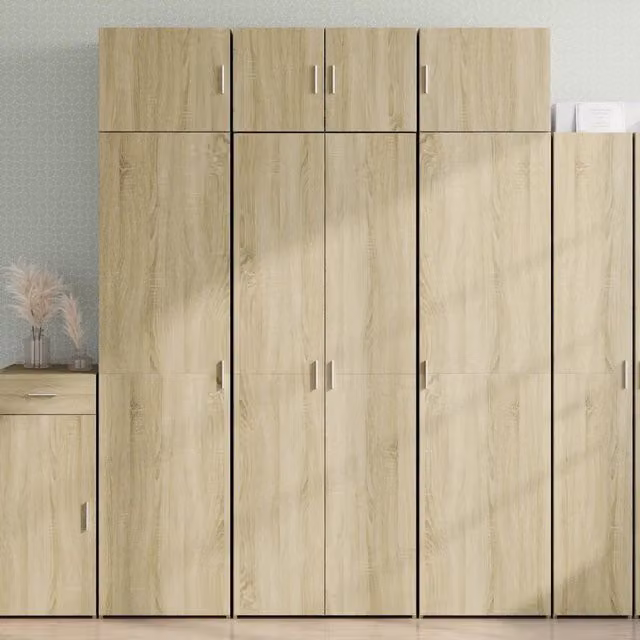 Credenza-Buffet-Armadio da cucina Rovere Sonoma 70x42,5x185 cm in Legno Multistrato 988759