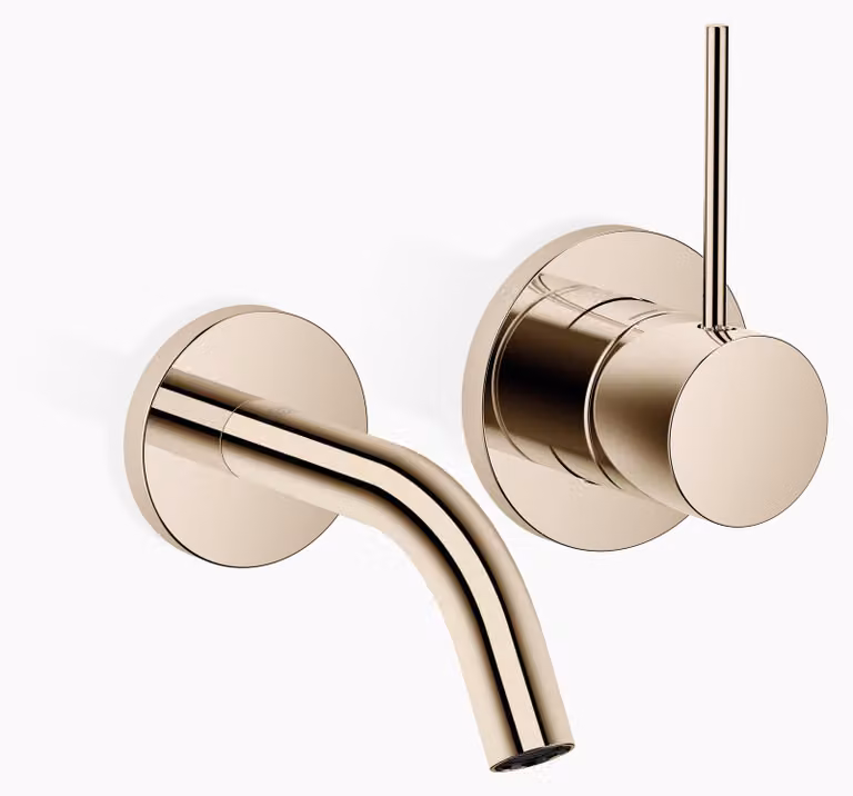 Dornbracht META Mitigeur monocommandé mural pour lavabos sans vidage, saillie 125mm, 36867662-26, 36867662-26