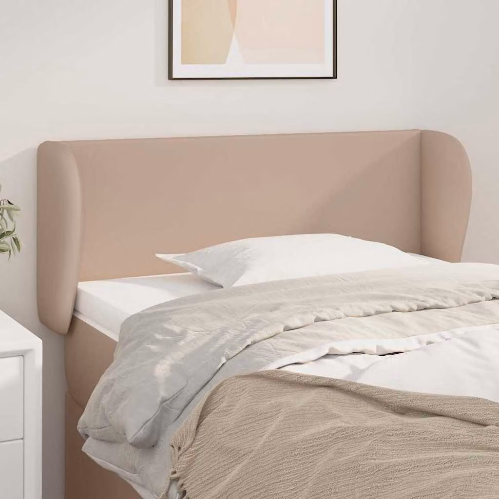 vidaXL Testiera ad Orecchio Cappuccino 93x23x78/88 cm in Similpelle