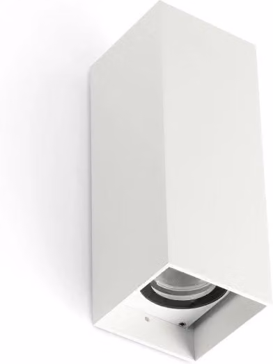KOV 2L Lampada da parete piazza bianca 2700K 34ø/34ø