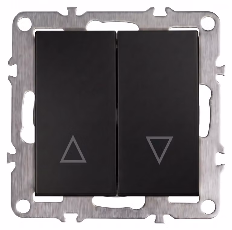 Pulsante Per Tapparelle Toolight Oste Jnh009-W Black