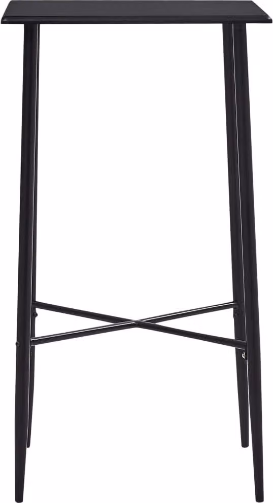 Tavolo da Bar Nero 60x60x111 cm in MDF